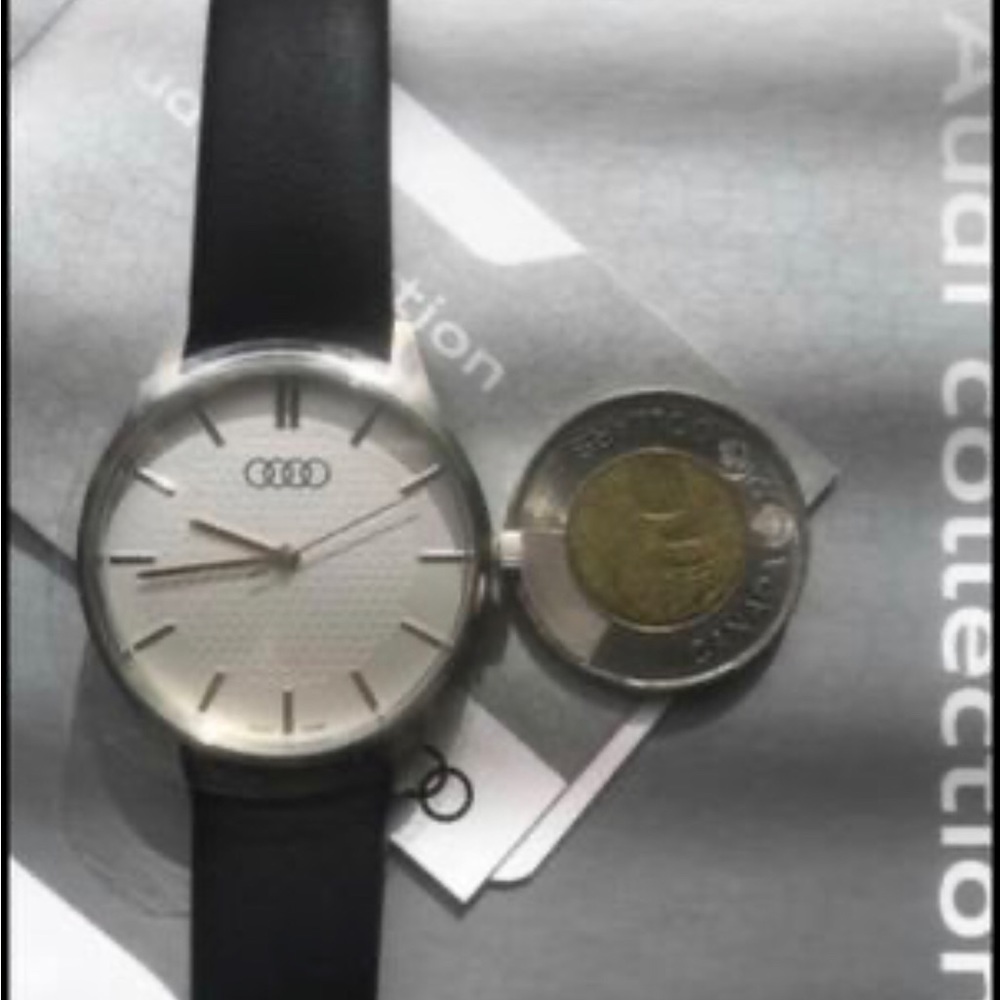 AUDI Watch ~ Swiss made
UNISEX 
I am open to reasonable offers